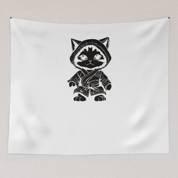 Item preview, Karate Kitten - Black designed and sold by Soulemotion.