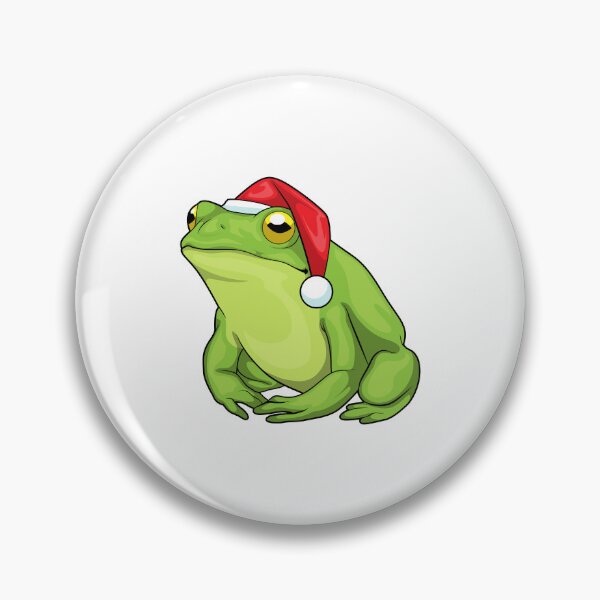 Item preview, Frog Christmas Santa hat designed and sold by Snabdesign84.