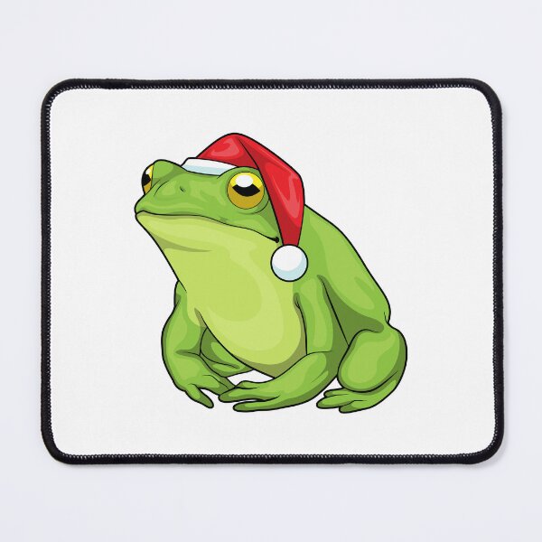 Item preview, Frog Christmas Santa hat designed and sold by Snabdesign84.