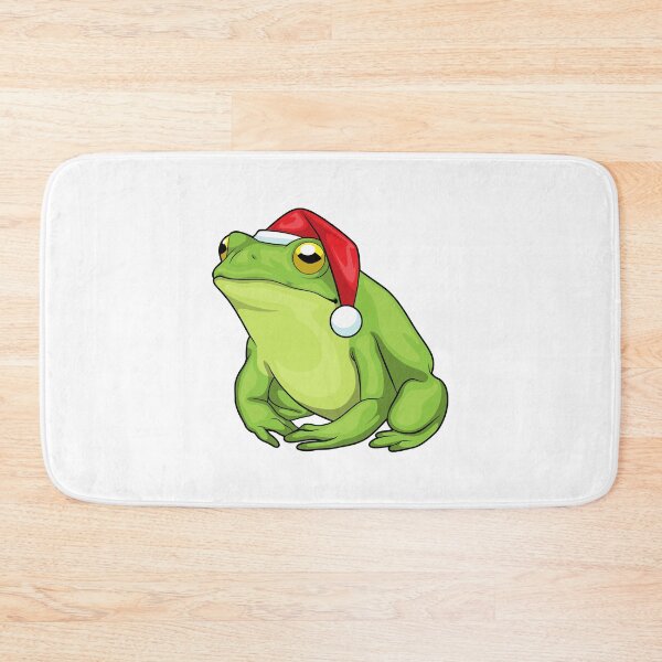 Item preview, Frog Christmas Santa hat designed and sold by Snabdesign84.