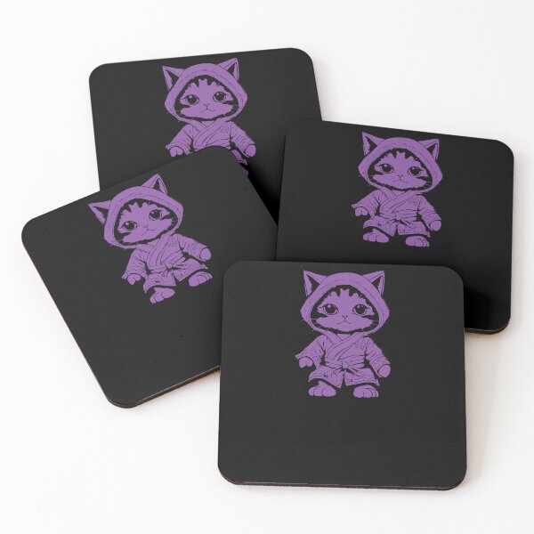 Item preview, Karate Kitten - Purple designed and sold by Soulemotion.