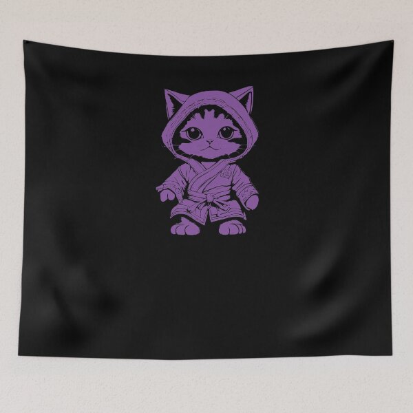 Item preview, Karate Kitten - Purple designed and sold by Soulemotion.