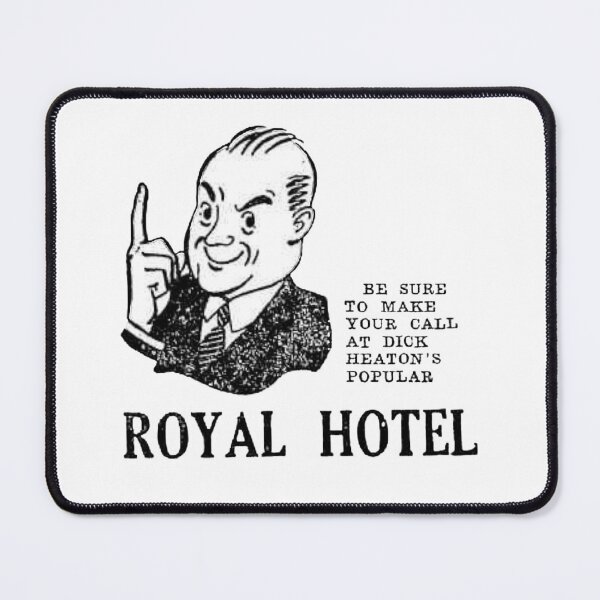 Item preview, Royal Hotel - 1950s Newspaper Ad designed and sold by Simontology.