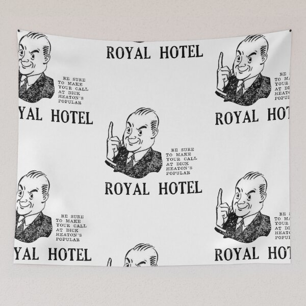 Item preview, Royal Hotel - 1950s Newspaper Ad designed and sold by Simontology.
