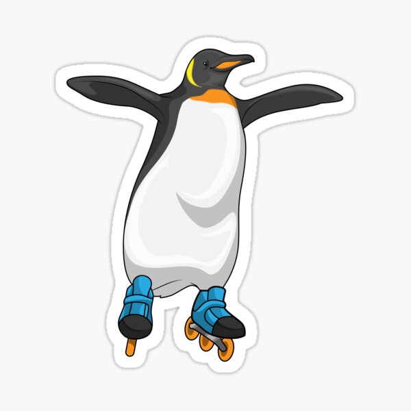 Item preview, Penguin Inline skating Roller skates designed and sold by Snabdesign84.