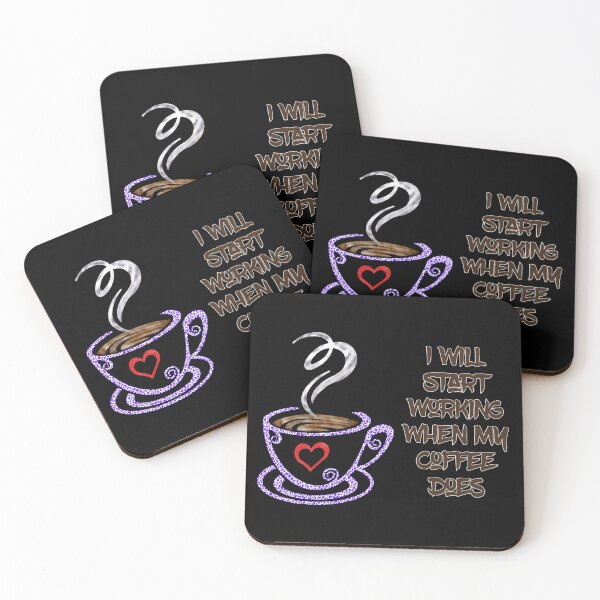 Item preview, When Coffee Works designed and sold by Black-Orc.