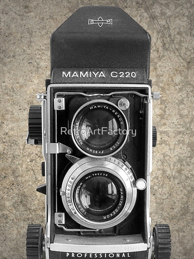 Mamiya C220 - Vintage Black and White by RetroArtFactory
