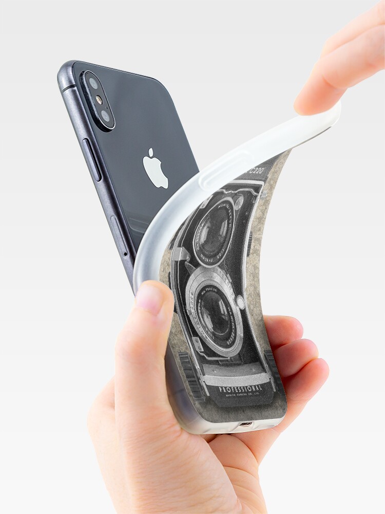 Alternate view of Mamiya C220 - Vintage Black and White iPhone Case & Cover