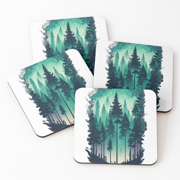 Item preview, Magical forest during winter designed and sold by DreamLoreArt.