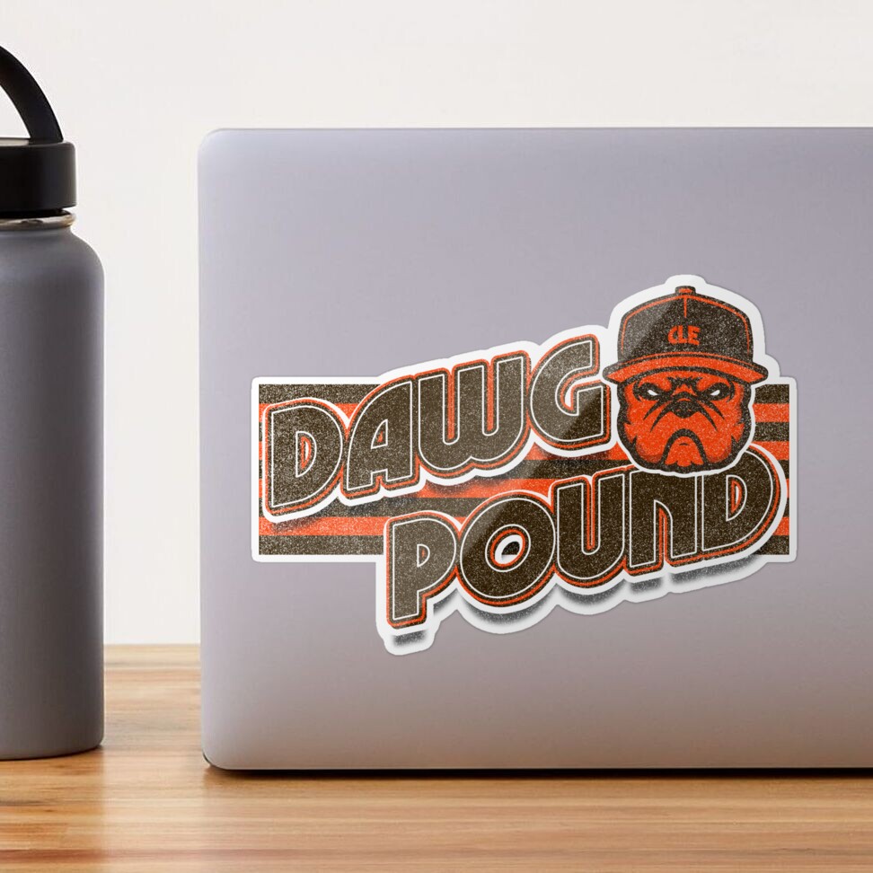 Dawg Pound Vintage Sticker for Sale by Undefeatd