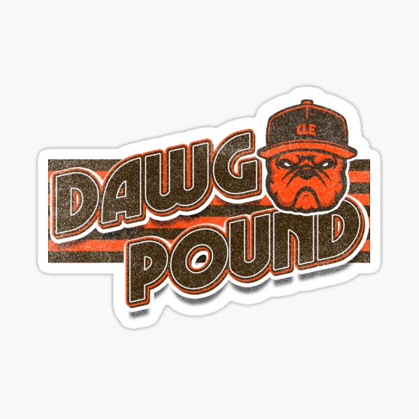 Dawg Pound Vintage' Sticker for Sale by Undefeatd