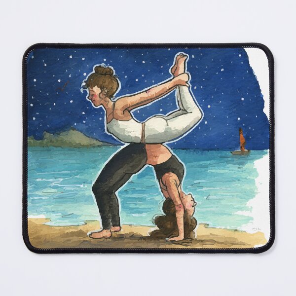 Item preview, Yin and yang Yoga  designed and sold by cucinolouisavi.