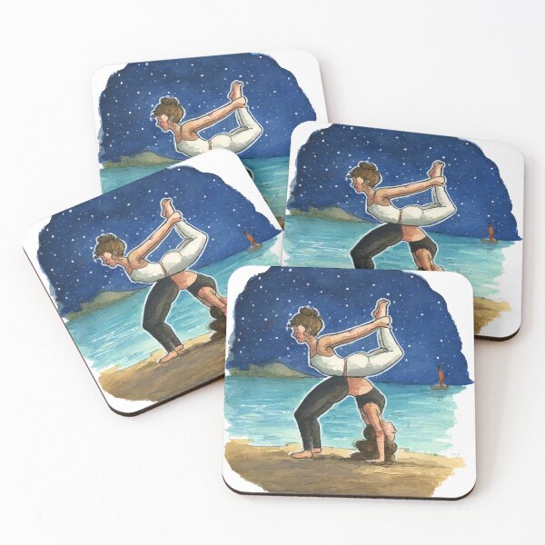 Item preview, Yin and yang Yoga  designed and sold by cucinolouisavi.
