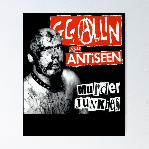 GG ALLIN / GGアリン 現地オリジナルポスター 当時物 ハードコア Gripsweat - GG Allin Flier Poster Vintage Original Punk