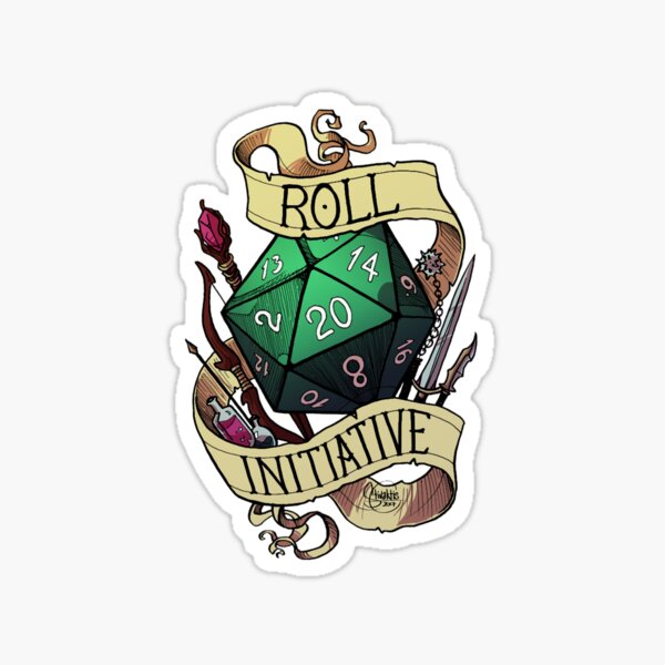 Dungeons and Dragons Roll For Initiative D20 RPG TTRPG Mini Dice Charm  Bracelet