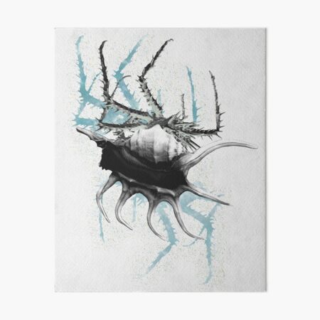 Blue Crab Art Board Print