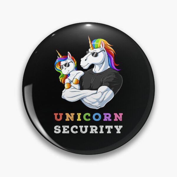 Item preview, Unicorn Security Halloween Brother of the Birthday Girl Father's Day designed and sold by wings-of-rage.