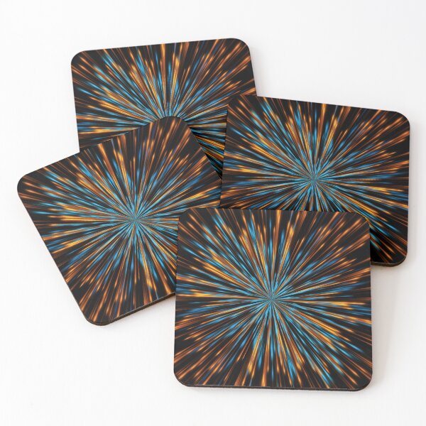 Item preview, Speed light in space illustration designed and sold by LazyLifestyle.