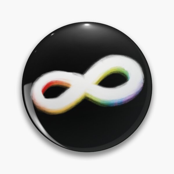 Item preview, Rainbow Neurodiversity - Infinity designed and sold by JillPillDesign.