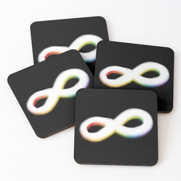 Item preview, Rainbow Neurodiversity - Infinity designed and sold by JillPillDesign.