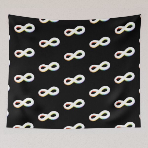 Item preview, Rainbow Neurodiversity - Infinity designed and sold by JillPillDesign.