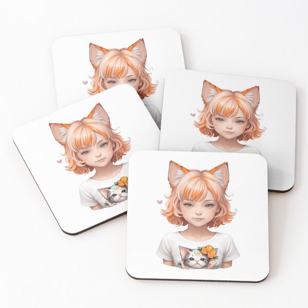 Item preview, Cute Anime Cat Girl  Cute Girl Illustration  Cat Girl  Anime Girl designed and sold by LathamBennie.