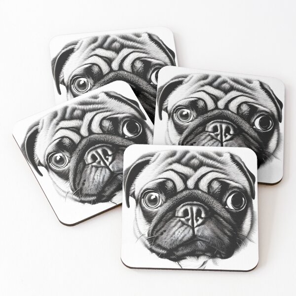 Item preview, Pug, beloved dog designed and sold by MajdoArt.
