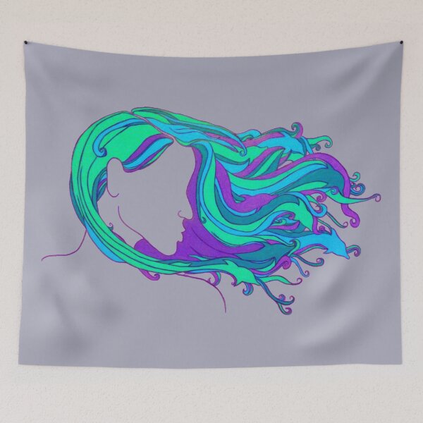Item preview, She Had Dolphins In Her Hair designed and sold by DILLIGAF.