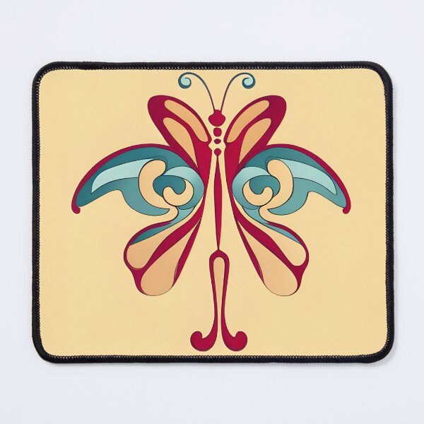 Item preview, Butterfly Art Nouveau Painting designed and sold by druidwolfart.