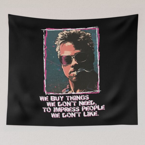 Item preview, Tyler Durden Impress quote designed and sold by BriceWhiteWine.