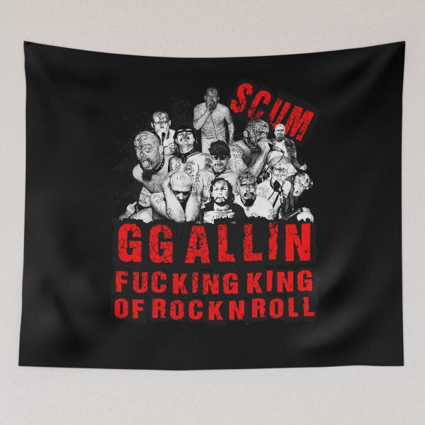 Item preview, GG Allin king of rock n roll designed and sold by GarmentSapphir.
