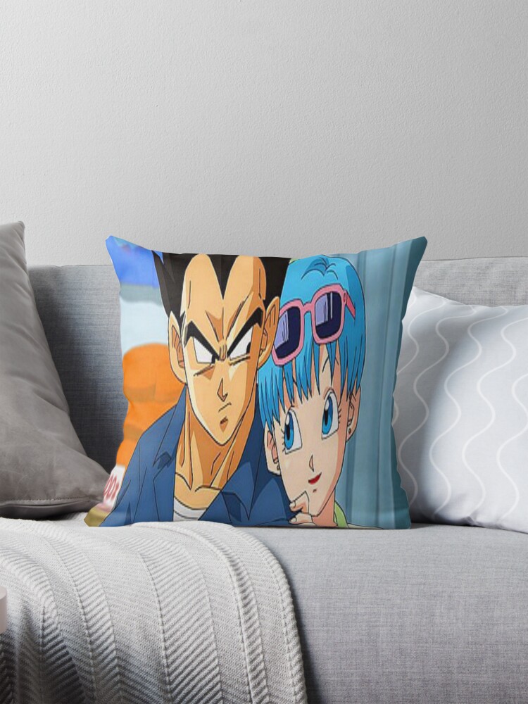 Vegeta Bulma True Love Pillow by klzstream Redbubble