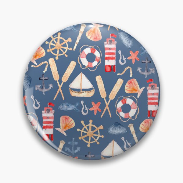 Item preview, Nautical watercolor illustrations designed and sold by Harpley Design Studio.