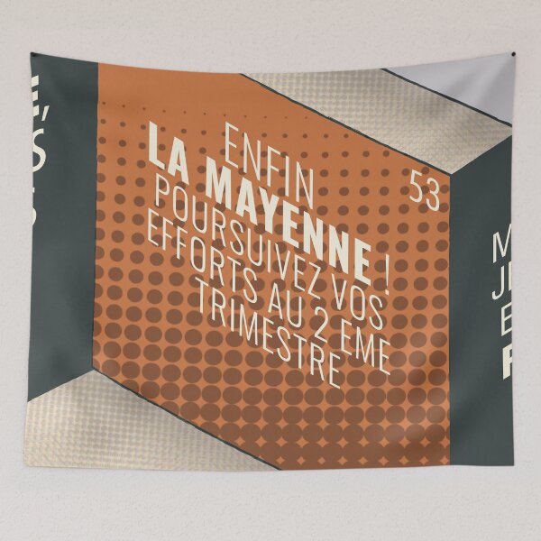 Item preview, Finally the mayenne! continue your efforts in the 2nd quarter, 53, departamentable slogan designed and sold by Cyrille BRG.