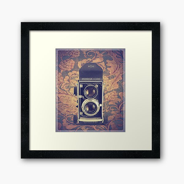 Mamiya C220 - Vintage Color Framed Art Print