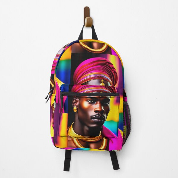 Item preview, Colorful tribal king 1 designed and sold by Yamy Morrell Art and Design.