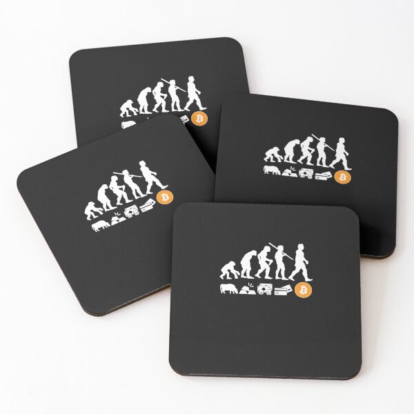 Item preview, Bitcoin-Evolution-of-Money-BTC-Crypto-Logo-- designed and sold by IshanviSabatino.