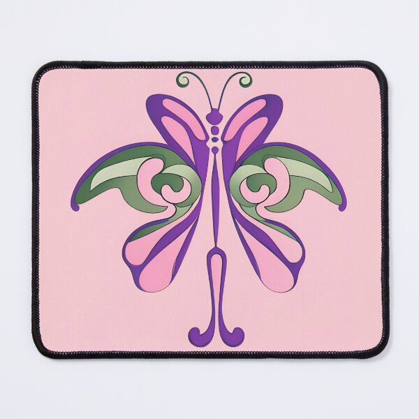 Item preview, Butterfly Art Nouveau Painting designed and sold by druidwolfart.