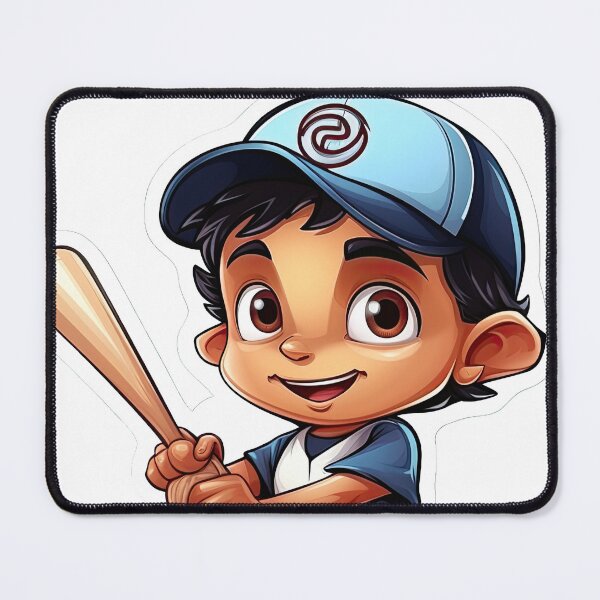 Item preview, Joyful kid playing baseball designed and sold by abmkf.