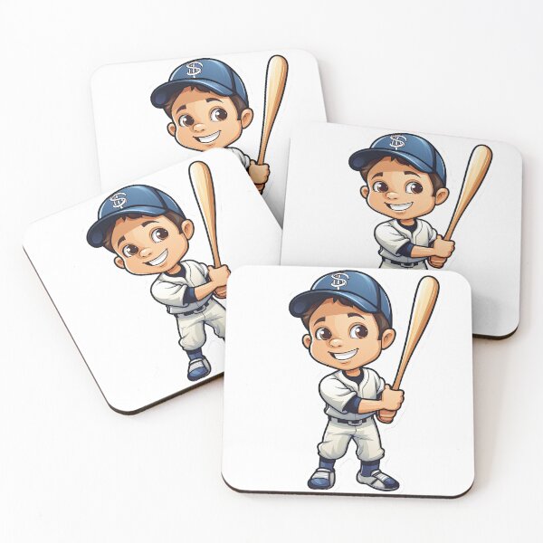 Item preview, Boy with a bat in a white suit designed and sold by abmkf.