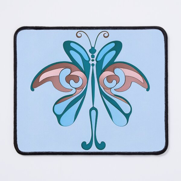 Item preview, Butterfly Art Nouveau Painting designed and sold by druidwolfart.