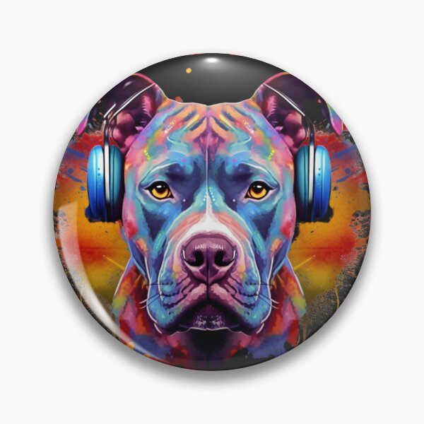 Item preview, Feel the beat, pitbull on the wave designed and sold by MajdoArt.
