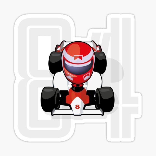 Niki Lauda - McLaren MP4/2 - 1984 World Champion Sticker