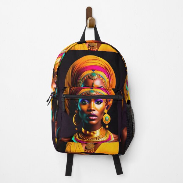Item preview, Colorful tribal queen designed and sold by Yamy Morrell Art and Design.