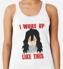Aizawa Shouta Eraserhead "I woke up like this" Chibi BNHA/MHA Women's Tank Top