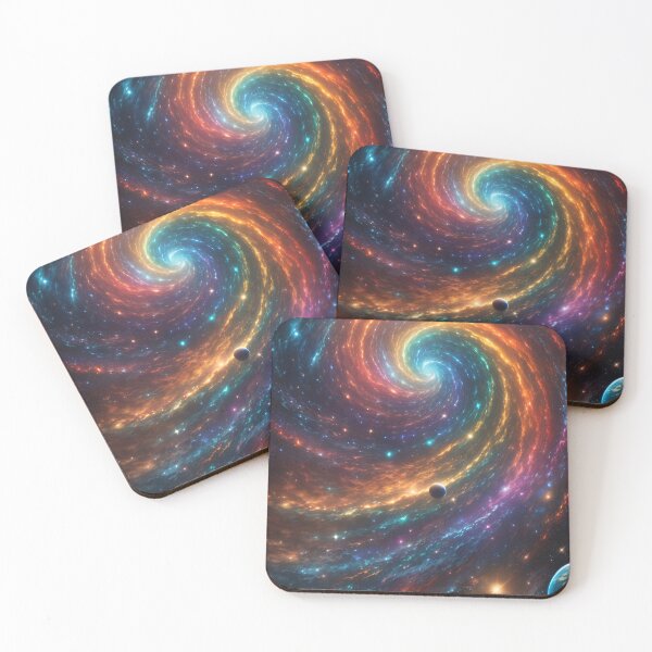 Item preview, Outer Space, black hole, astronaut, exterior, immensity, science fiction, colors, rainbow designed and sold by Chemikal1993.