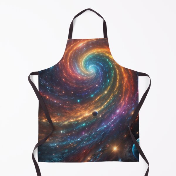 Item preview, Outer Space, black hole, astronaut, exterior, immensity, science fiction, colors, rainbow designed and sold by Chemikal1993.