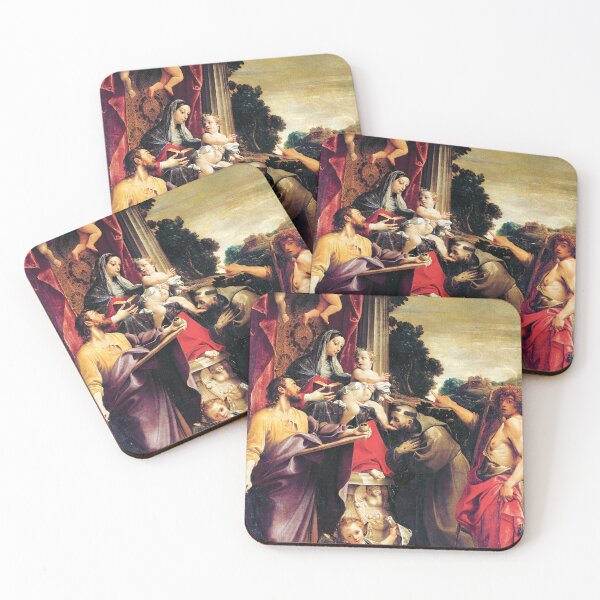 Item preview, Carracci's Madonna Enthroned: Renaissance Meets Venetian Influence designed and sold by TheSoulOfArt.