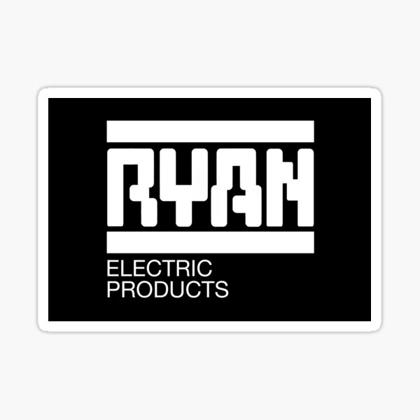 RYAN ELECTRIC PRODUCTS (The Stone Tape) Sticker