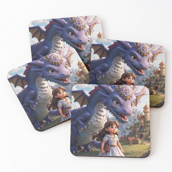 Item preview, Cartoon dragon, children, room, bedroom, little ones, fantasy designed and sold by Chemikal1993.